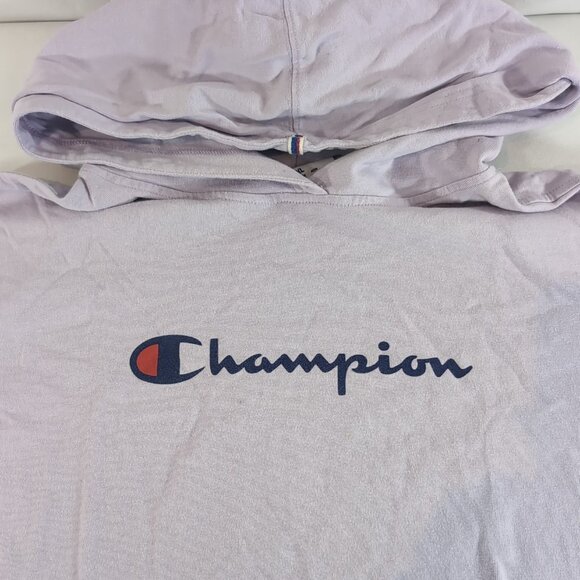 Champion Purple Lavender Hoodie Sweater Pullover XL Extra Large Long Sleeve Hood - Picture 2 of 10